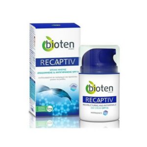 Bioten Recaptiv Κρέμα Ημέρας Αναδόμησης και Αντιγήρανσης SPF15 50ml
