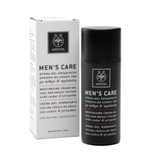 Apivita Men’s Care Κρέμα Τζελ Ενυδάτωσης Προσώπου Με Κέδρο & Πρόπολη 50ml