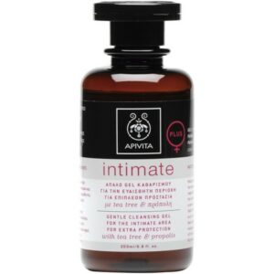 Apivita Intimate Plus Gel Καθαρισμού Της Ευαίσθητης Περιοχής Με Tea Tree & Πρόπολη 200ml