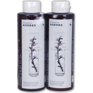 Korres Almond & Linseed Shampoo 250ml (1+1) (dry hair)