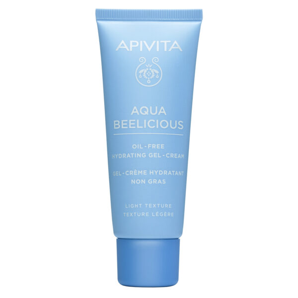 Apivita Aqua Beelicious Oil-Free Κρέμα Gel Ενυδάτωσης Με Λουλούδια & Μέλι Ελαφριάς Υφής 40ml