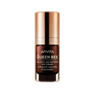 Apivita Queen Bee Αντιγηραντική Kρέμα Ματιών Με Βασιλικό Πολτό Σε Λιποσώματα 15ml