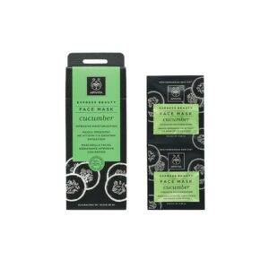 Apivita Express Beauty Μάσκα Εντατικής Ενυδάτωσης Με Αγγούρι 2x8ml