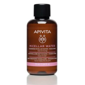 Apivita Micellar Water Για Πρόσωπο & Μάτια Με Τριαντάφυλλο & Μέλι 75ml