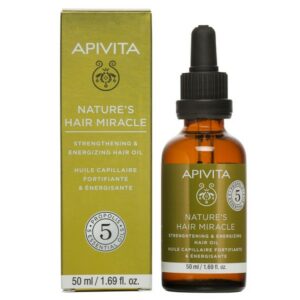 Apivita Nature’s Hair Miracle Λάδι Ενδυνάμωσης & Τόνωσης Για Τα Μαλλιά Με Πρόπολη & 5 Αιθέρια Έλαια 50ml