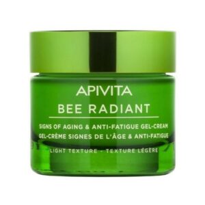 Apivita Bee Radiant Κρέμα Gel Ελαφριάς Υφής Για Σημάδια Γήρανσης & Ξεκούραστη Όψη Με Λευκή Παιώνια & Πρόπολη 50ml