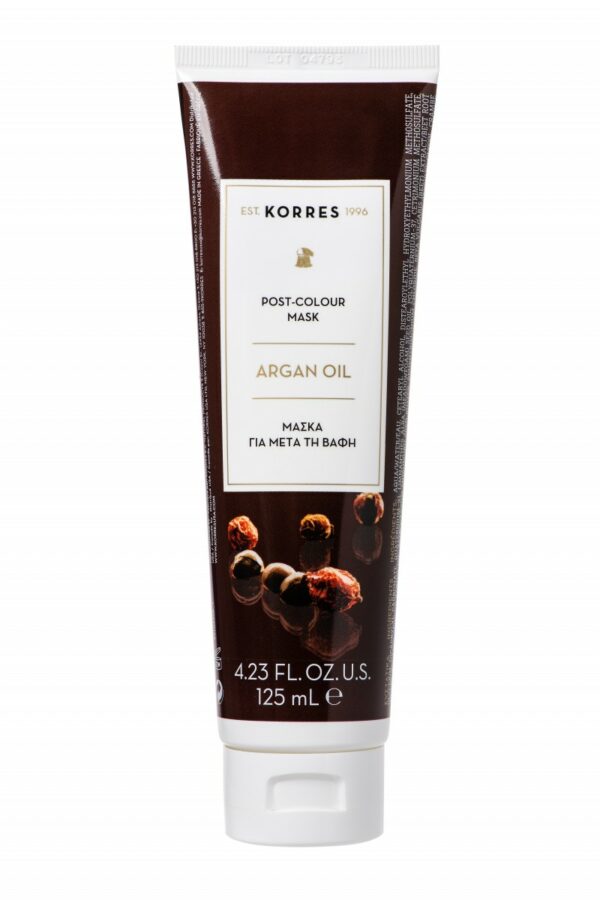 Korres Argan Oil Μάσκα Για Μετά Την Βαφή 125ml
