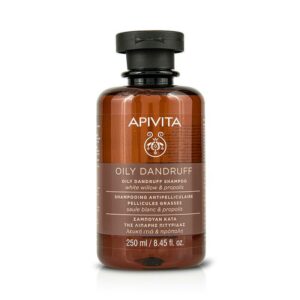 Apivita Σαμπουάν Oily Dandruff Κατά Της Λιπαρής Πιτυρίδας Με Λευκή Ιτιά Πρόπολη 250ml