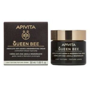 Apivita Queen Bee Κρέμα Απόλυτης Αντιγήρανσης & Αναγέννησης Ελαφριάς Υφής Με Βασιλικό Πολτό 50ml