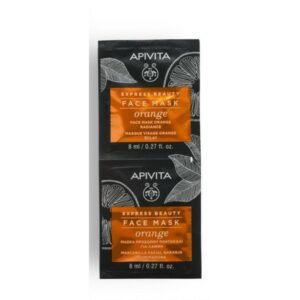 Apivita Express Beauty Μάσκα Αναζωογόνησης Με Πορτοκάλι 2x8ml