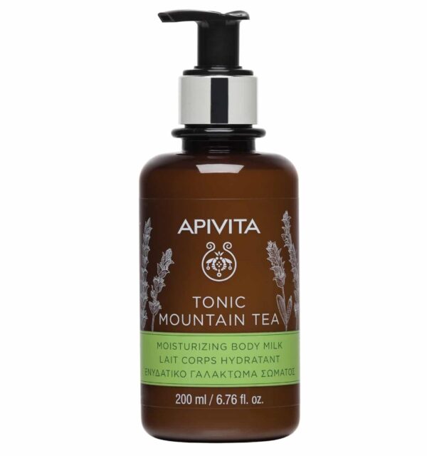 Apivita Tonic Mountain Tea Ενυδατικό Γαλάκτωμα Σώματος Με Τσάι Του Βουνού 200ml