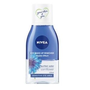 Nivea Daily Essentials Double Effect Eye Make-Up Remover Λοσιόν Ντεμακιγιάζ Ματιών 2 Φάσεων 125ml