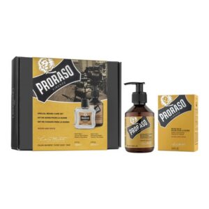 Proraso Duo Pack Beard Gift Set Wood & Spice (Balm 100ml & Beard Shampoo 200ml)