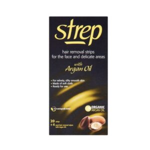 Strep Face & Bikini Strips Argan Oil 20τμχ.