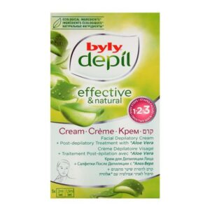 Byly Depil Facial Depilatory Cream Αποτριχωτική Κρέμα Προσώπου με Aloe Vera 5τμχ
