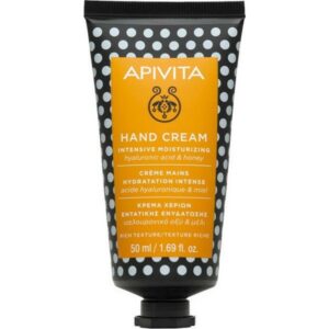 Apivita Ενυδατική Κρέμα Χεριών Με Υαλουρονικό Οξύ & Μέλι 50ml