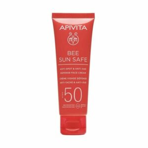 Apivita Bee Sun Safe Αντηλιακή Κρέμα Προσώπου Κατά Των Πανάδων και Των Ρυτίδων SPF50 50ml