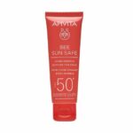 Apivita Bee Sun Safe Καταπραϋντική Κρέμα Προσώπου Για Ευαίσθητες Επιδερμίδες SPF50+ 50ml