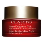 Clarins Super Restorative Night Age Spot Correcting Replenishing Cream For Very Dry Skin 50ml