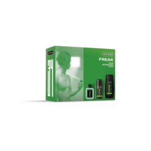 STR8 Freak Set (After Shave Lotion 50ml & Deod.Spray 150ml+ Shower Gel 250ml)