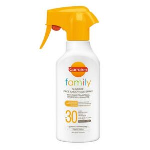Carroten Family Suncare Face & Body SPF30 Milk Spray Aντηλιακό γαλάκτωμα προσώπου & σώματος 300ml