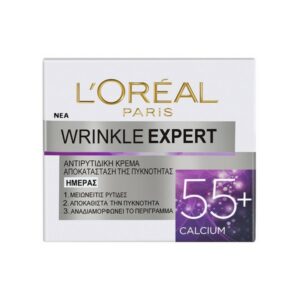 L’Oreal Wrinkle Expert 55+ Restoring Day Cream Αντιρυτιδική Κρέμα Προσώπου Για Αποκατάσταση Της Πυκνότητας 50ml