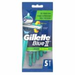 Gillette Razors Blue II Plus Slalom – Ξυραφάκια μιας Χρήσης 5τμχ.