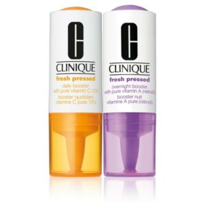 Clinique Fresh Pressed Clinical Daily and Overnight Boosters with 1 Vit C & 1 A 14ml
