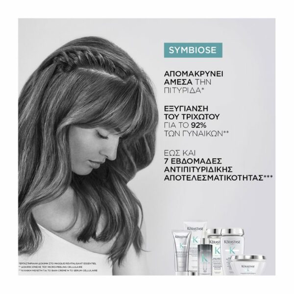 Kerastase Symbiose Bain Crème Anti-Pelliculaire Αντιπιτυριδικό Σαμπουάν για Ξηρό Τριχωτό 250ml