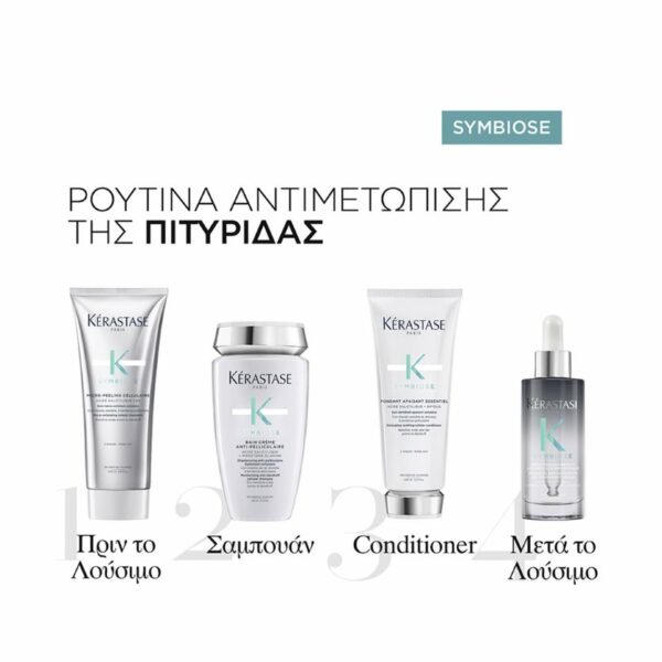 Kerastase Symbiose Bain Crème Anti-Pelliculaire Αντιπιτυριδικό Σαμπουάν για Ξηρό Τριχωτό 250ml