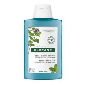 Klorane Detox Shampoo Σαμπουάν Αποτοξίνωσης Mε Βιολογική Υδάτινη Μέντα Για Κανονικά Μαλλιά 200ml