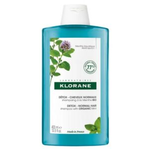 Klorane Detox Shampoo Σαμπουάν Αποτοξίνωσης Mε Βιολογική Υδάτινη Μέντα Για Κανονικά Μαλλιά 400ml