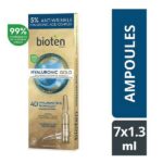 Bioten Hyaloronic Gold Αμπούλες Αντιγήρανσης & Αναδιαμόρφωσης 7×1,3ml