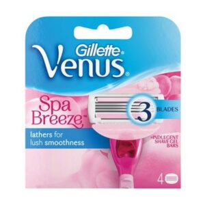 4 Gillette Blades Venus Spa Breeze