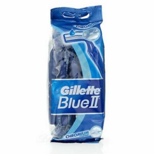 10 Gillette Razors Blue II Chrome