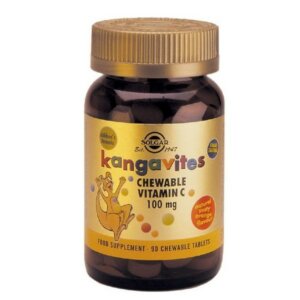 Solgar Kangavites Vitamin C 100mg, 90 Chewable Tabs