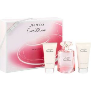 Shiseido Ever Bloom Set (EDP 50ml spray & Body Lotion 50ml & Shower Cream 50ml)