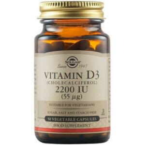 Solgar Vitamin D3 2200IU (55mg) 50 Caps