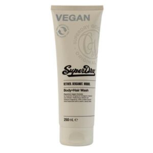 Superdry Vegan Original Vetiver, Bergamot, Woods Body & Hair Wash 250ml