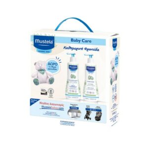 Mustela Promo Gentle Cleansing Gel 500ml & Hydra-Bebe Body Lotion 500ml & Δώρο Musti Αρκουδάκι