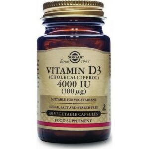 Solgar Vitamin D3 4000 IU 100mg 60 Caps