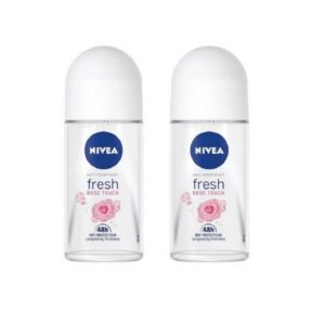 Nivea Fresh Rose Touch 48h Deodorant Roll-On 50ml (1+1)