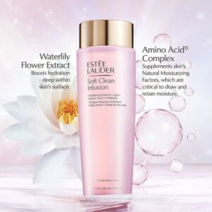 Estee Lauder Soft Clean Infusion Hydrating Essence Lotion with Amino Acid + Waterlily 400ml