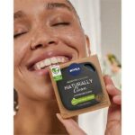 Nivea Naturally Clean Bar Μπάρα Scrub Για Βαθύ Καθαρισμό Προσώπου Με Ενεργό Άνθρακα 75gr