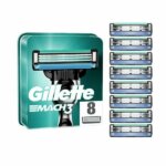 Gillette Mach 3 Ανταλλακτικές Κεφαλές με 3 Λεπίδες και Λιπαντική Ταινία 8τμχ