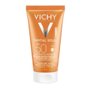 Vichy Capital Soleil Spf50 Mattifying Face Tinted Dry Touch 50ml