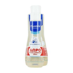 Mustela Bebe Gentle Shampoo 500ml+ 200ml Δώρο