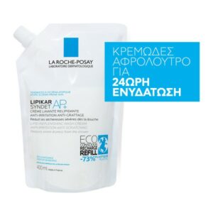La Roche-Posay Lipikar Syndet AP+ Refill Κρεμώδες Αφρόλουτρο Για Το Ξηρό Δέρμα Με Τάση Ατοπίας 400ml