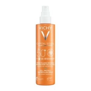 Vichy Capital Soleil Cell Protect Αντηλιακό Γαλάκτωμα Spray SPF50+ Mε Λεπτόρρευστη Υφή Για Το Σώμα 200ml