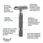 Rockwell Razors 2C Gunmetal Chrome Double Edge Safety Razor